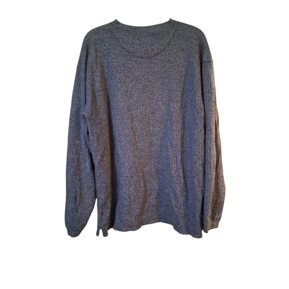 High Sierra Sz. XL Gray Long Sleeve Sweater. Three Button Up V-Neck - Picture 2 of 11